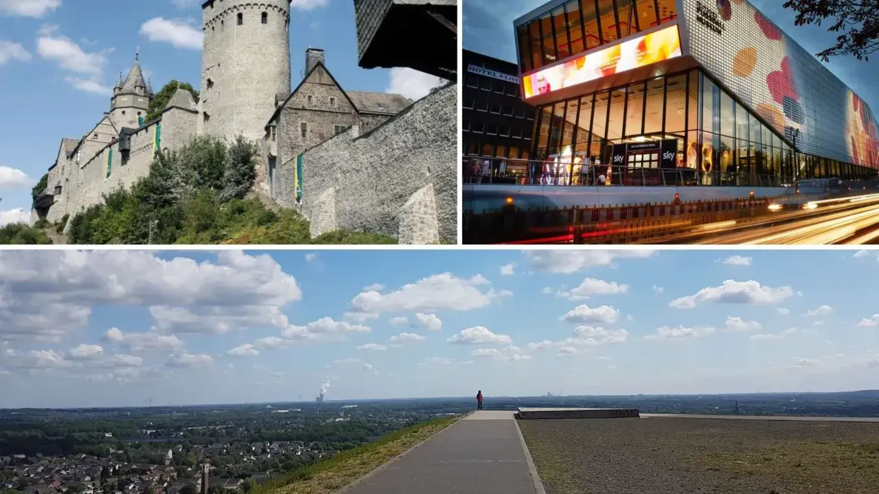 Historische Burg, modernes Museum und weite Landschaft – vielfältige Ausflugsziele am Rhein.