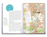 Radkarte von Minden, NRW, mit markierten Routen und Sehenswürdigkeiten wie dem Wasserstraßenkreuz.
