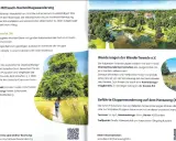Bad Salzuflen: Frau wandert auf einem Feldweg, umgeben von grüner Natur. Eine Einladung zum Wandern in Bad Salzuflen.